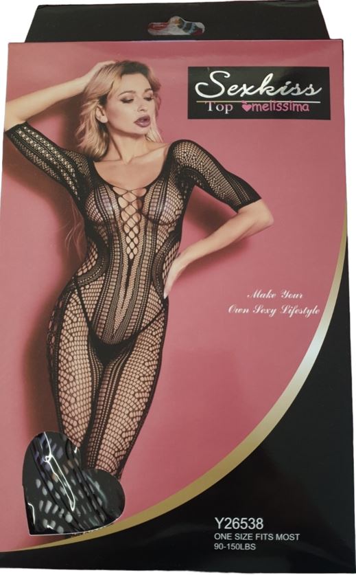 HS Αισθησιακό Μαύρο Ολόσωμο Ελαστικό Εσώρουχο See Through One Size - Sexy Lingerie HS Αισθησιακό Μαύρο Ολόσωμο Ελαστικό Εσώρουχο See Through One Size - Sexy Lingerie