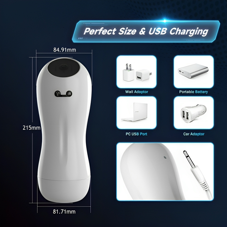 Αδιάβροχη Επαναφορτιζόμενη USB Αντλία Αναρρόφησης Πέους - Με 12 Λειτουργίες Δόνησης & Αισθησιακές Φωνητικές Ηχογραφήσεις Αδιάβροχη Επαναφορτιζόμενη USB Αντλία Αναρρόφησης Πέους - Με 12 Λειτουργίες Δόνησης & Αισθησιακές Φωνητικές Ηχογραφήσεις