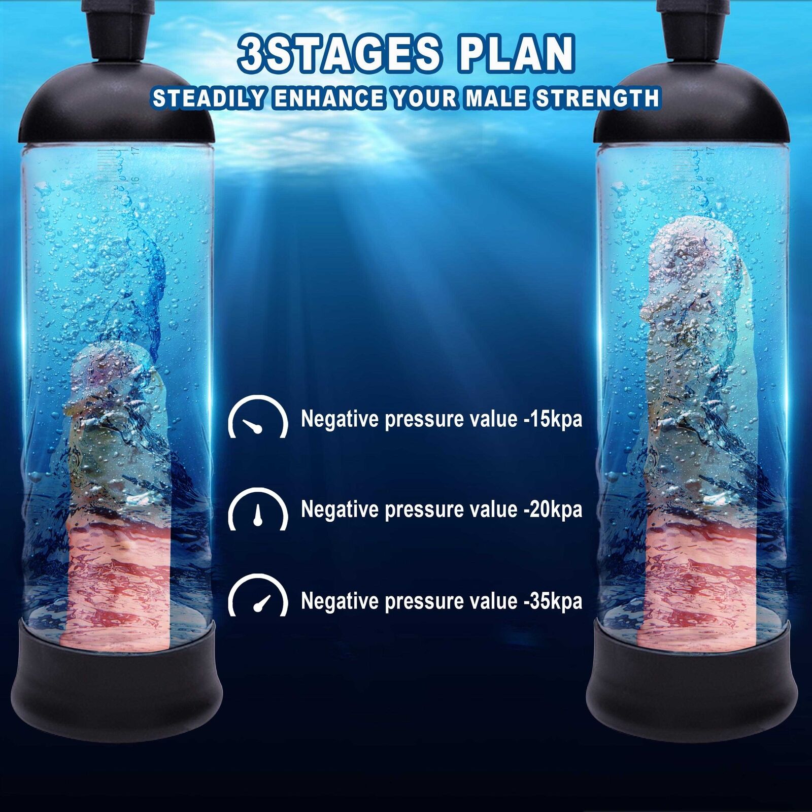 Επαναφορτιζόμενη Αυτόματη Τρόμπα Επιμήκυνσης Πέους - Αεραντλία Αναρρόφησης Επαναφορτιζόμενη Αυτόματη Τρόμπα Επιμήκυνσης Πέους - Αεραντλία Αναρρόφησης