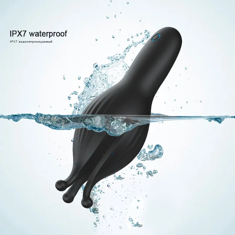 Αδιάβροχος Επαναφορτιζόμενος Δονητής για Ζευγάρια με 10 Λειτουργίες Δόνησης - Masturbator Glans Massager G - Spot Αδιάβροχος Επαναφορτιζόμενος Δονητής για Ζευγάρια με 10 Λειτουργίες Δόνησης - Masturbator Glans Massager G - Spot