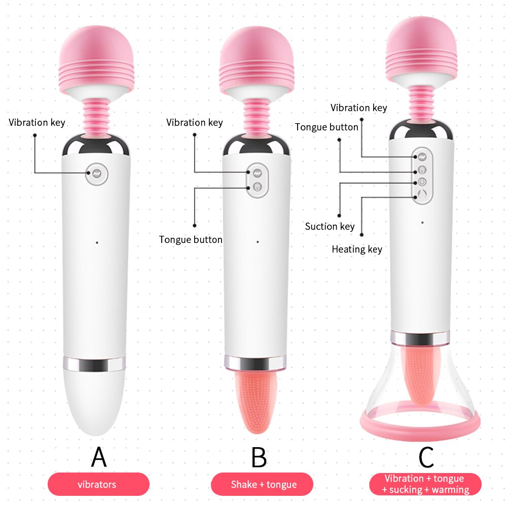 Αδιάβροχος Επαμαφορτιζόμενος USB Διπλός Δονητής Μασάζ με Γλείψιμο / Αναρρόφηση & 12 Λειτουργίες Δόνησης Αδιάβροχος Επαμαφορτιζόμενος USB Διπλός Δονητής Μασάζ με Γλείψιμο / Αναρρόφηση & 12 Λειτουργίες Δόνησης