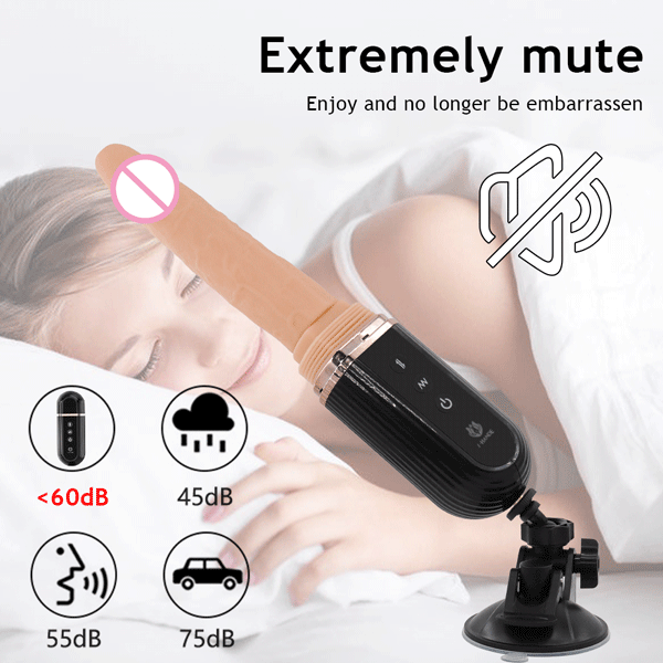 Telescopic 7x Thrusting Dildo Rotation Vibrator - Gspot with Suction Cup Telescopic 7x Thrusting Dildo Rotation Vibrator - Gspot with Suction Cup