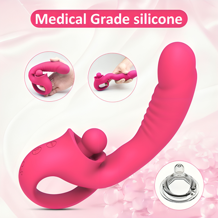 Διπλός Δονητής για Κολπική & Κλειτοριδική Διέγερση με Δονούμενη Μπάλα - 10 Προγράμματα Δόνησης - Επαναφορτιζόμενος με USB Διπλός Δονητής για Κολπική & Κλειτοριδική Διέγερση με Δονούμενη Μπάλα - 10 Προγράμματα Δόνησης - Επαναφορτιζόμενος με USB