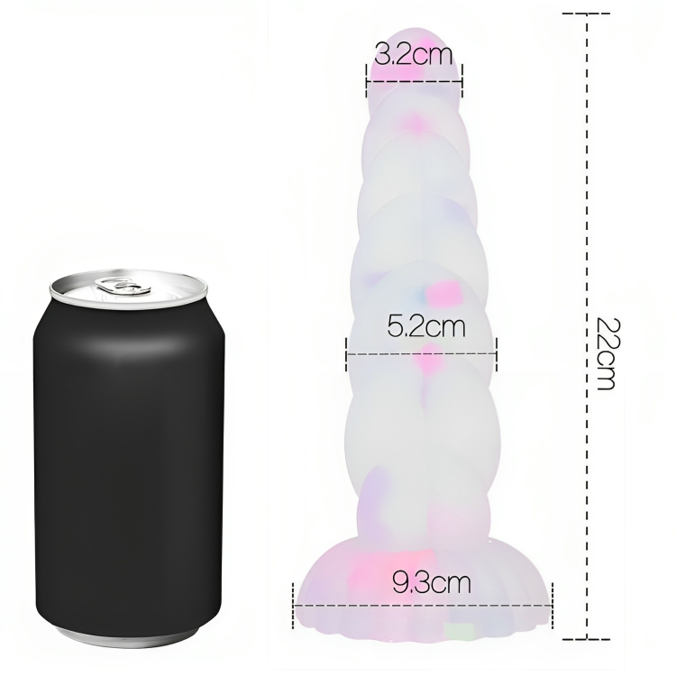 Neon Φωσφοριζέ Ρεαλιστικό Dildo Σιλικόνης Neon Φωσφοριζέ Ρεαλιστικό Dildo Σιλικόνης