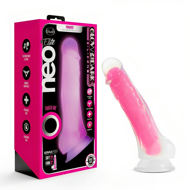 Neon Φωσφοριζέ Ρεαλιστικό Dildo Σιλικόνης με Ραβδώσεις & Ισχυρή Βεντούζα - Glow In The Dark Neon Φωσφοριζέ Ρεαλιστικό Dildo Σιλικόνης με Ραβδώσεις & Ισχυρή Βεντούζα - Glow In The Dark