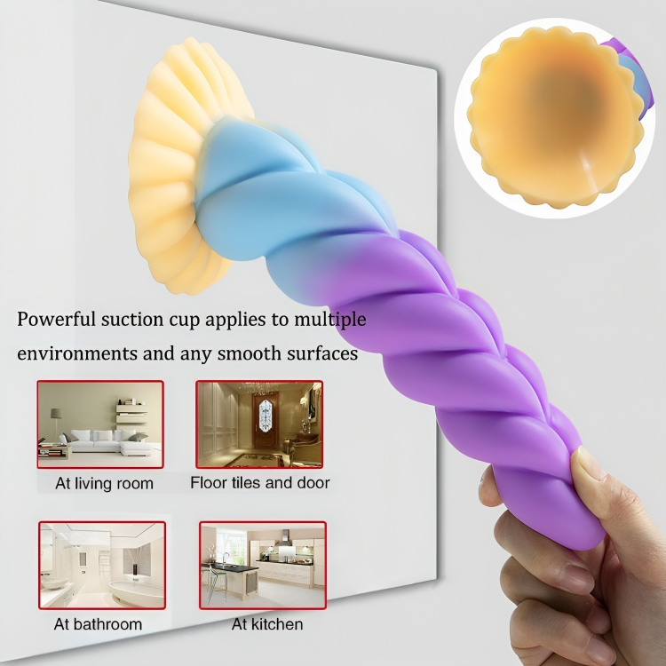 Ρεαλιστικό Dildo Σιλικόνης - Rainbow Ρεαλιστικό Dildo Σιλικόνης - Rainbow