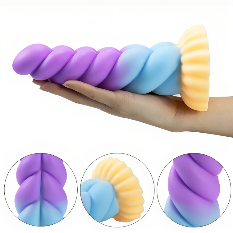 Ρεαλιστικό Dildo Σιλικόνης - Rainbow Ρεαλιστικό Dildo Σιλικόνης - Rainbow