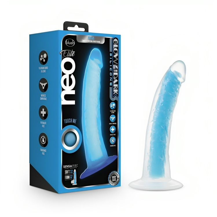 Neon Φωσφοριζέ Ρεαλιστικό Dildo Σιλικόνης με Ραβδώσεις & Ισχυρή Βεντούζα - Glow In The Dark Neon Φωσφοριζέ Ρεαλιστικό Dildo Σιλικόνης με Ραβδώσεις & Ισχυρή Βεντούζα - Glow In The Dark