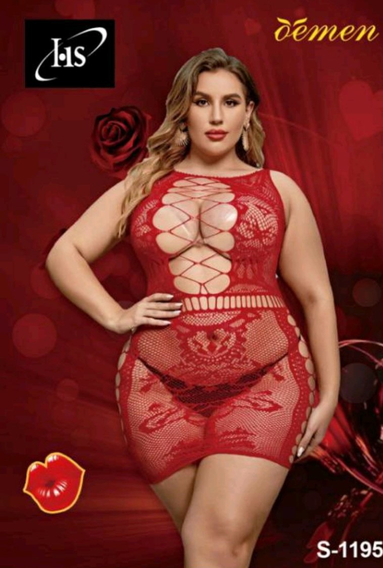HS Αισθησιακό Γυναικείο Plus Size Ολόσωμο See Through Εσώρουχο One Size - Κόκκινο HS Αισθησιακό Γυναικείο Plus Size Ολόσωμο See Through Εσώρουχο One Size - Κόκκινο