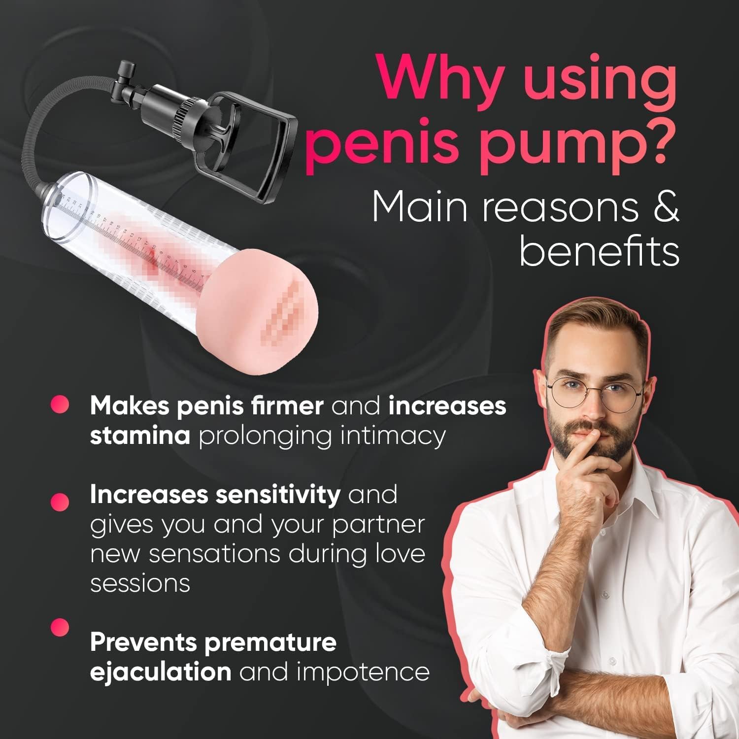 Τρόμπα Επιμήκυνσης Πέους - Αεραντλία Αναρρόφησης με Σκανδάλη και Μετρητή Τρόμπα Επιμήκυνσης Πέους - Αεραντλία Αναρρόφησης με Σκανδάλη και Μετρητή