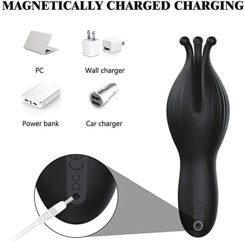 Αδιάβροχος Επαναφορτιζόμενος Δονητής για Ζευγάρια με 10 Λειτουργίες Δόνησης - Masturbator Glans Massager G - Spot Αδιάβροχος Επαναφορτιζόμενος Δονητής για Ζευγάρια με 10 Λειτουργίες Δόνησης - Masturbator Glans Massager G - Spot