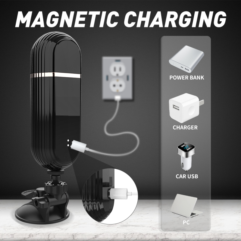 Telescopic 7x Thrusting Dildo Rotation Vibrator - Gspot with Suction Cup Telescopic 7x Thrusting Dildo Rotation Vibrator - Gspot with Suction Cup