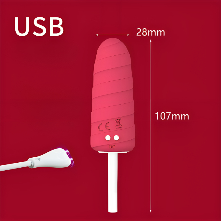 Mini Δονητής Παγωτό με 10 Λειτουργίες Δόνησης Mini Δονητής Παγωτό με 10 Λειτουργίες Δόνησης