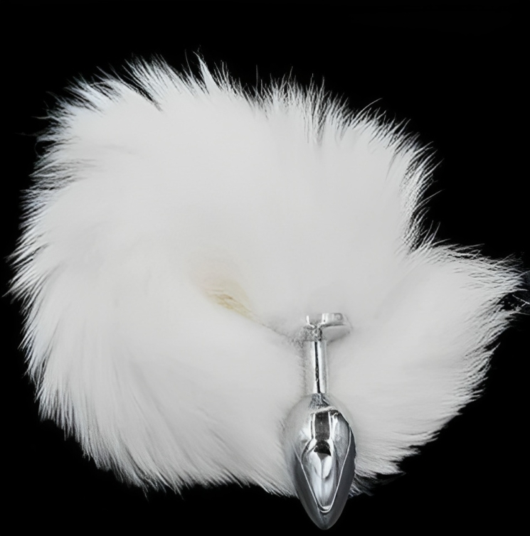 Πρωκτική Σφήνα με Συνθετική Ουρά Αλεπούς Πρωκτική Σφήνα με Συνθετική Ουρά Αλεπούς